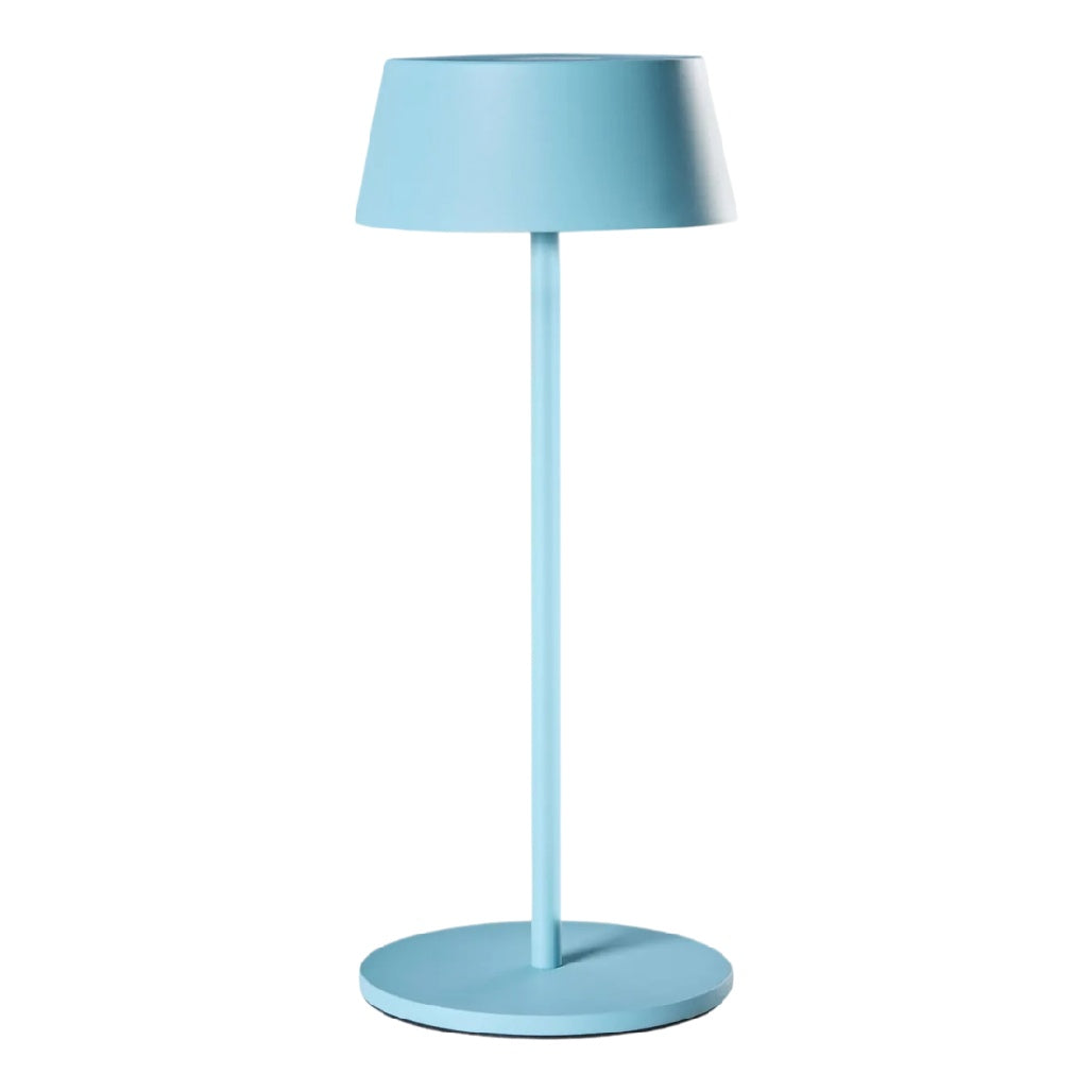 **Lampadaire moderne en métal bleu**